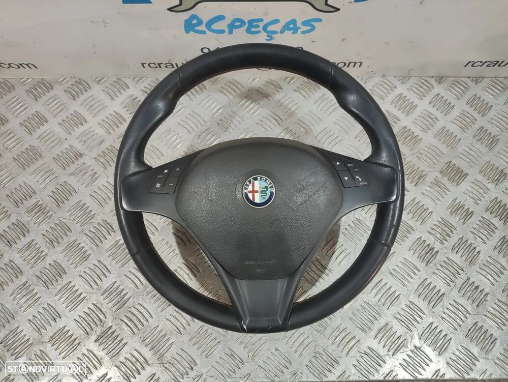 Volante Completo Pele Alfa Romeo Giulietta 940 Comandos Multifunções - 2