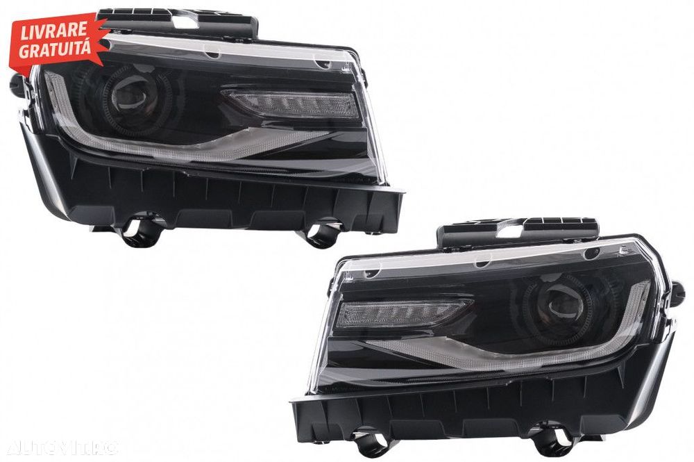 Faruri LED DRL Chevrolet Camaro (2014-2015) cu Semnal Dinamic Conversi - 3