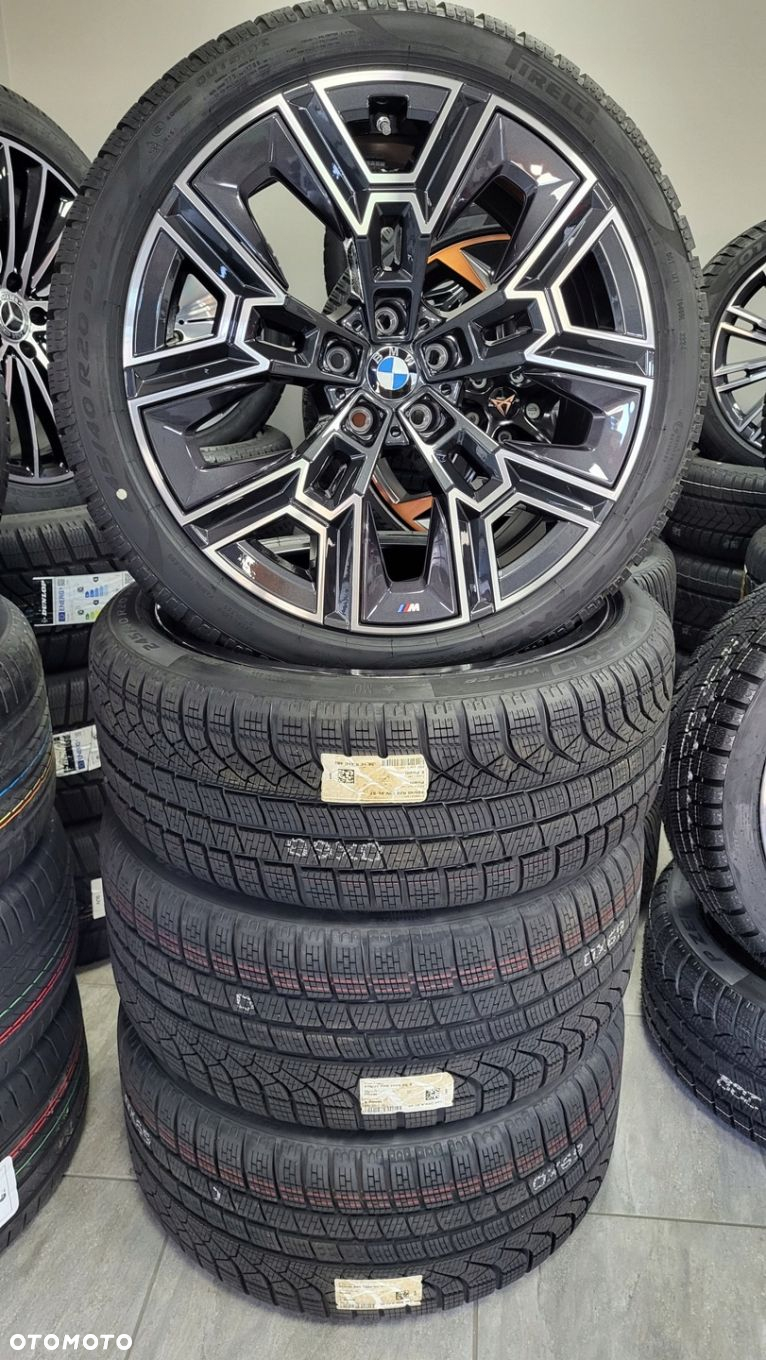 20 Zimowe ORYGINALNE BMW 5 i5 G60 G61 M Aerodynamic 939M R20 Nowe - 2