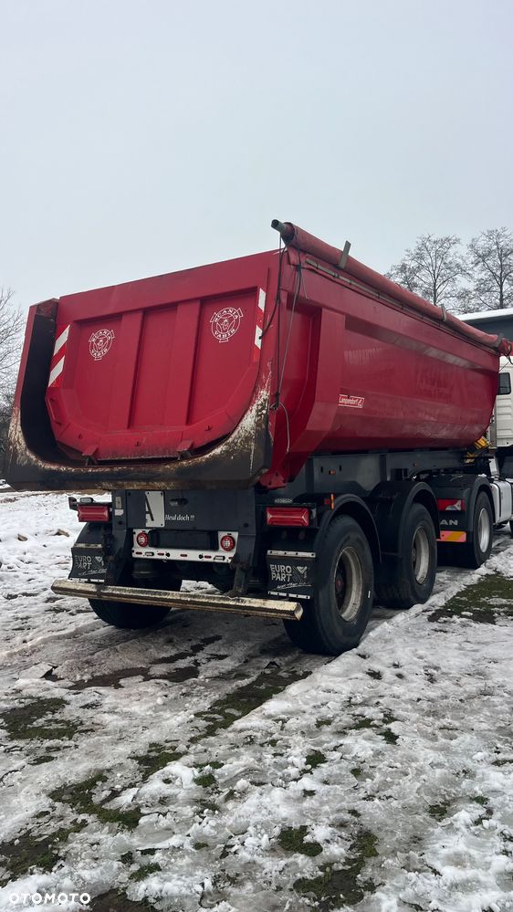 Langendorf Naczepa Wywrotka SKS-HS 20-25 Szeroki Rozstaw, Osie Saf, Mulda Stalowa Idealna pod 4x4 (Schmitz, schwarzmuller,Meiller,Carnehl) Oś Podnoszona 38 ton Dmc - 7