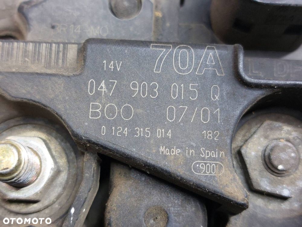 ALTERNATOR SKODA FABIA I 1.4 8V 047903015Q ID: 237384 - 4