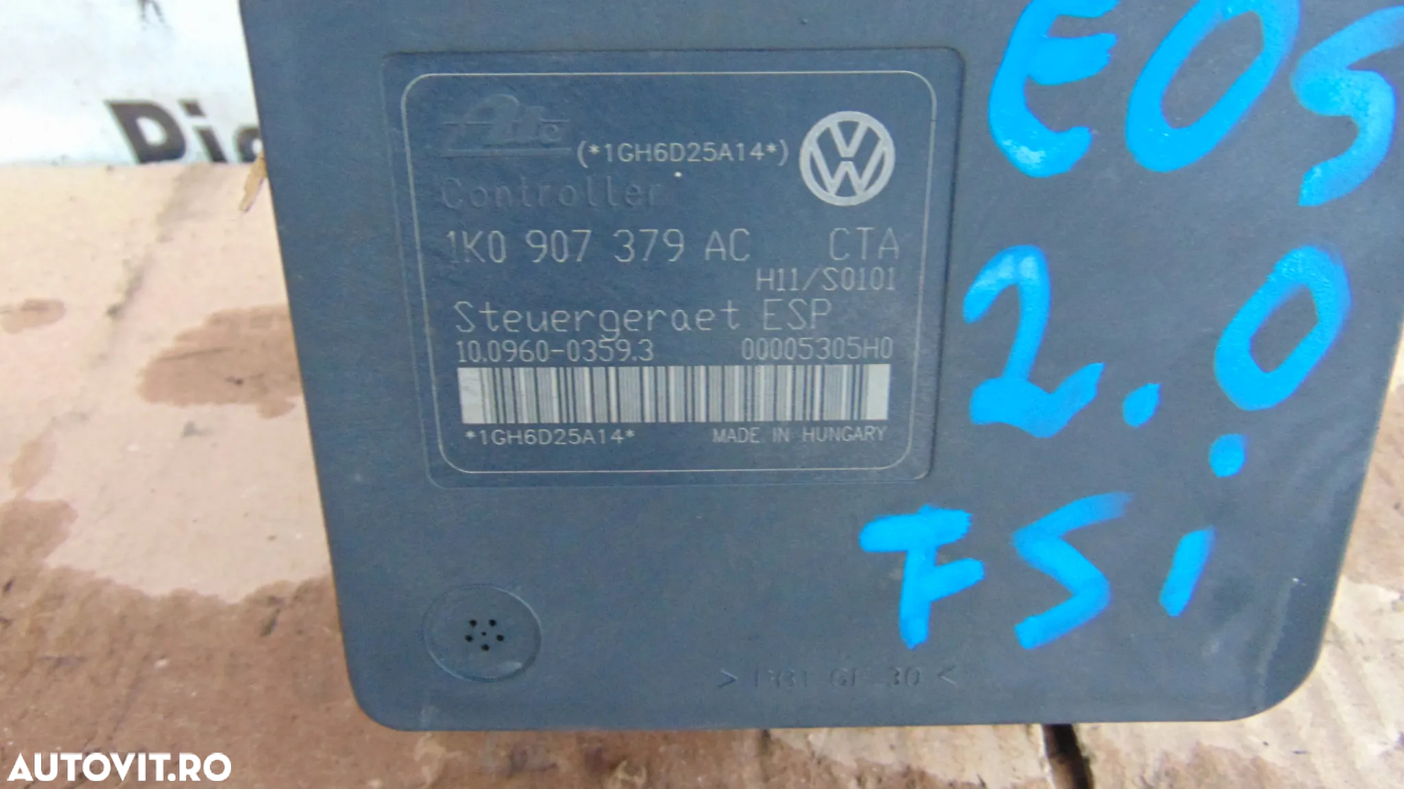 Modul abs VW Eos Golf 5 Touran unitate abs jetta caddy audi a3skoda octavia - 2