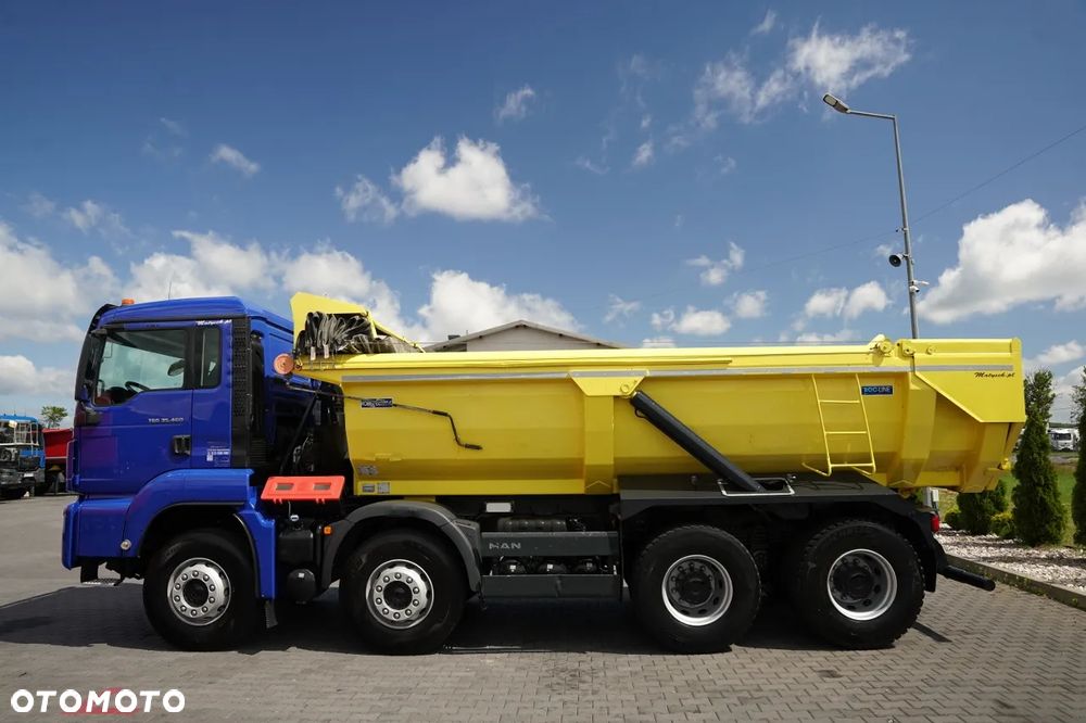 MAN TGS 35.460 / 8x4 / WYWROTKA TYLNOZSYPOWA / HYDROKLAPA / NAVI / AUTOMAT - 23