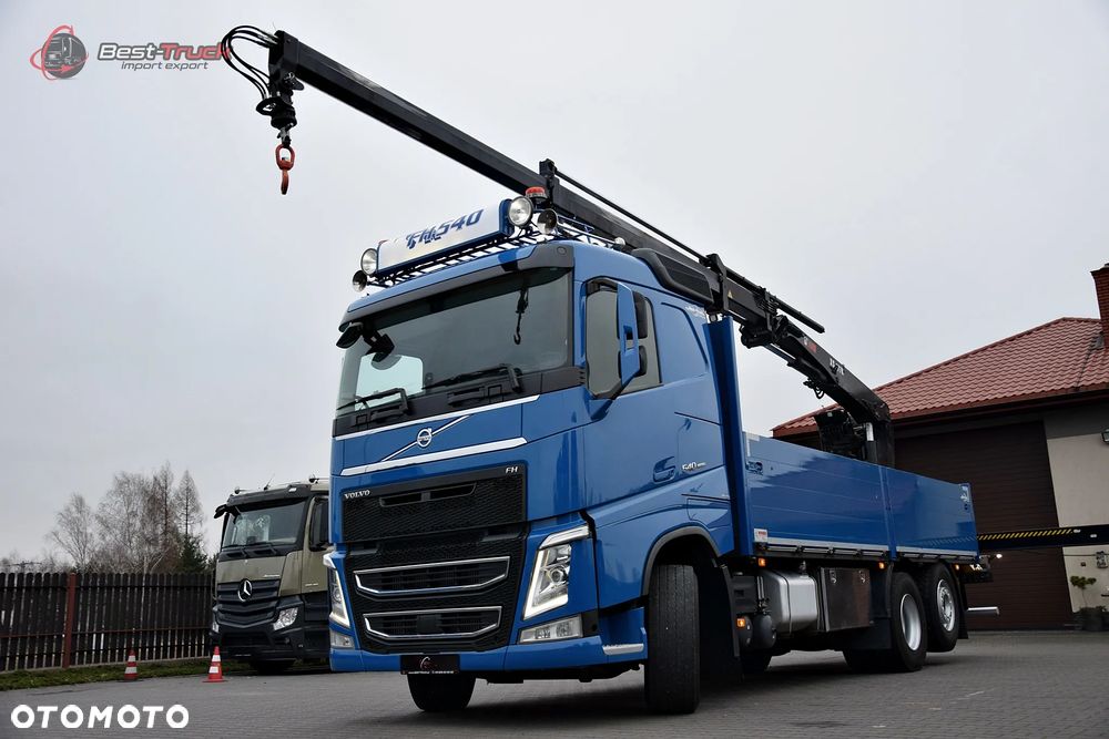 Volvo FH 540 / 6X2 / CAŁY NA PODUSZKACH /  OŚ SKRĘTNA PODNOSZONA  / HDS HIAB K177 PRO / ROTATOR / SKRZYNIA 6,7 M  / - 5