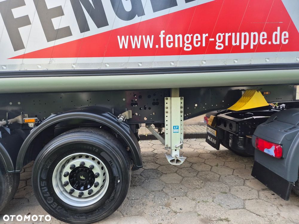 Schmitz Cargobull Waga: 5163kg SKI 24 SL 7.2 / z Niemiec / Podnoszona oś / Aluminiowa wywrotka / KOMPLET Z MAN TGX 470 - 12