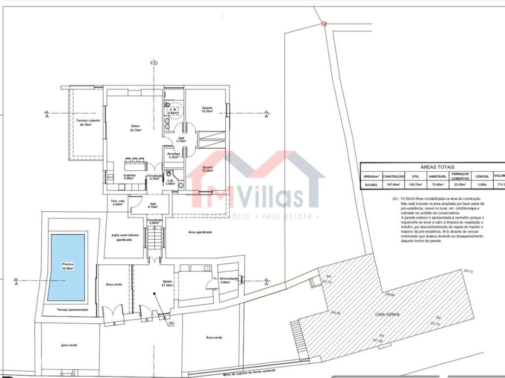 Terreno com projeto aprovado para construção - Loulé - Grande imagem: 2/7