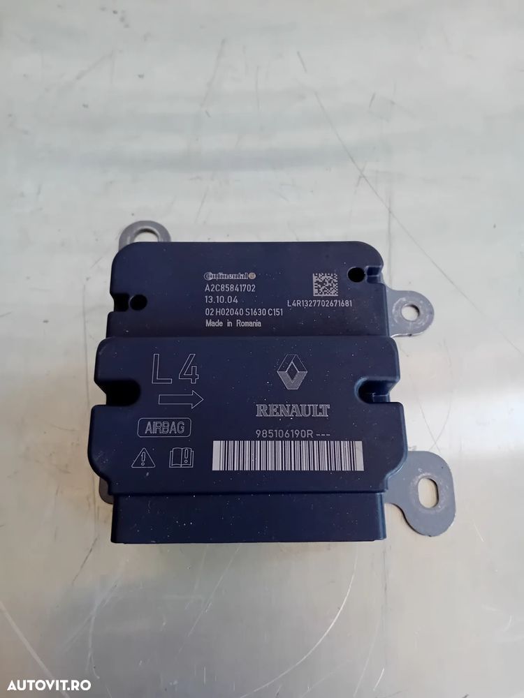 Calculator Modul Airbag Dacia Duster 2010-2017 Cod 985106190R - 5