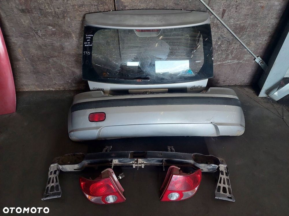 KOMPLETNY TYŁ HYUNDAI GETZ I CS KLAPA ZDERZAK LAMPY - 1