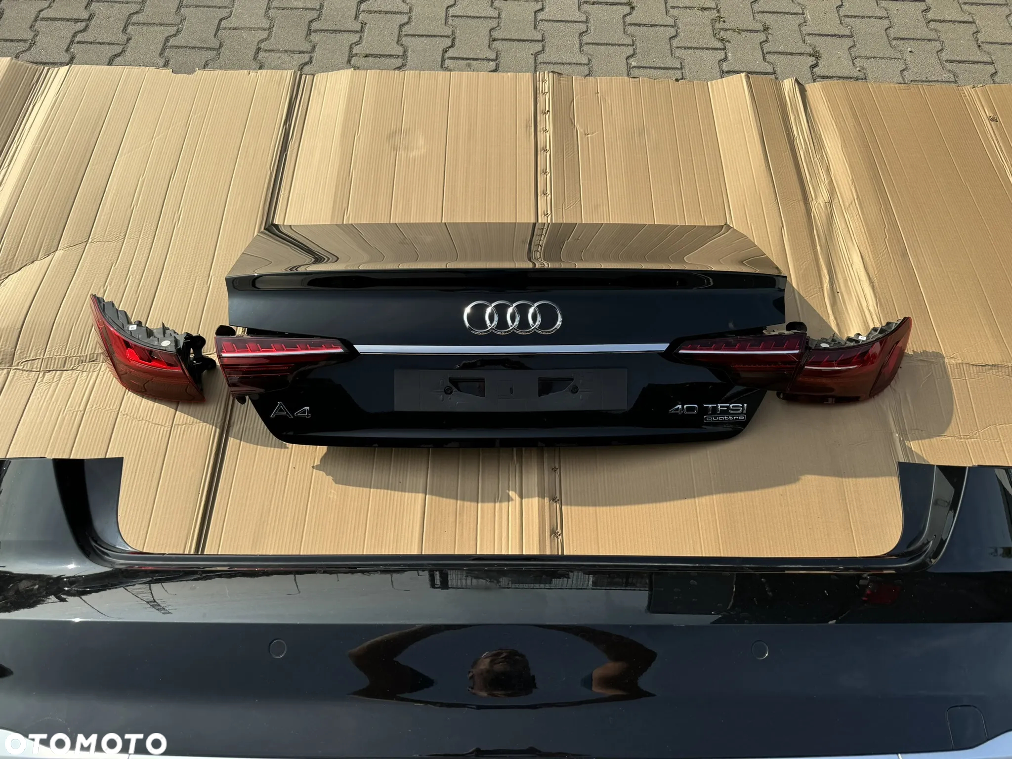 Audi A4 B9 lift s line sedan klapa tył zderzak tylny lampy tył LY9T - 2