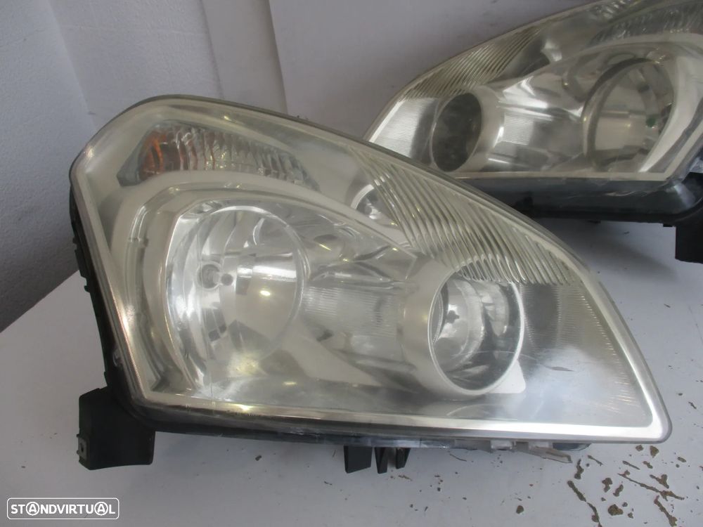 Farol optica nissan Qashqai 2007 - 2