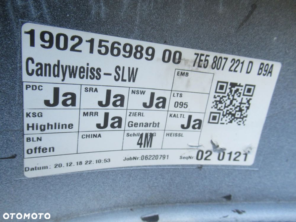 ZDERZAK PRZEDNI PRZÓD VW T6 MULTIVAN 7E5807221D 2015-2019 - 18