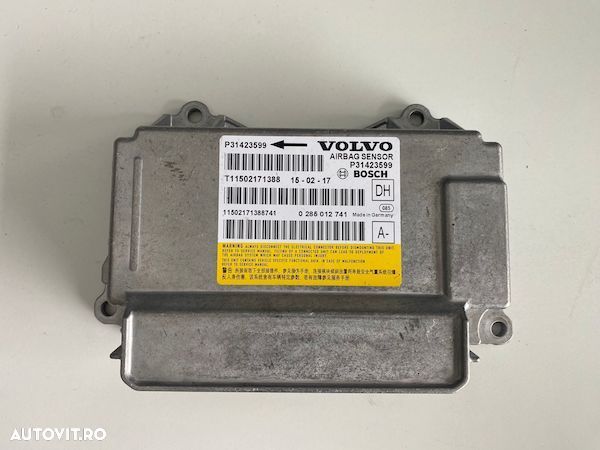 Calculator airbag SRS Volvo S60 V60 HYBRID XC60 S80 XC70 V70 2014+ 31423599 - 1