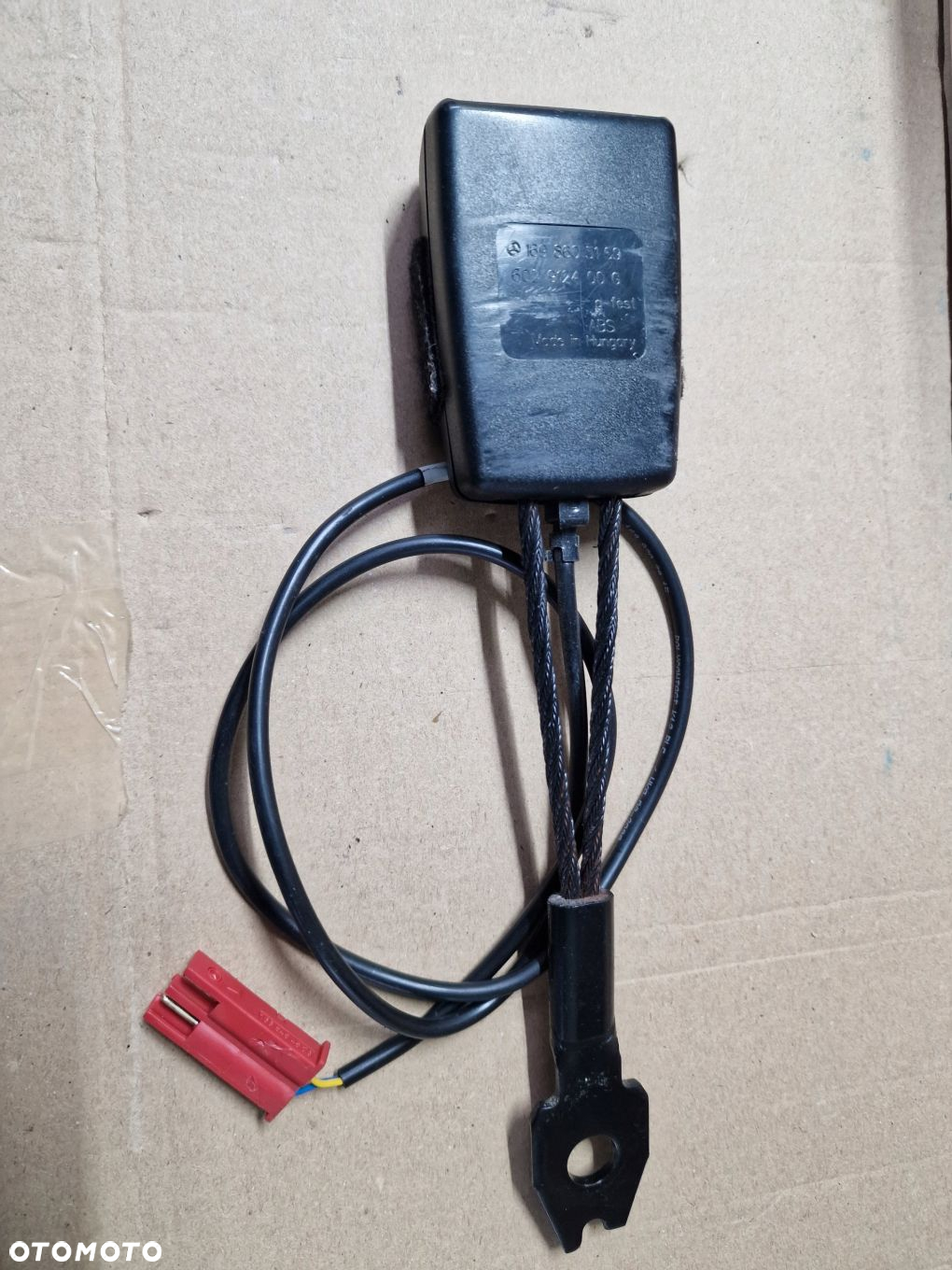 MERCEDES W169 Klamra Napinacz Pasa Lewy Przód A1698605169 - 3