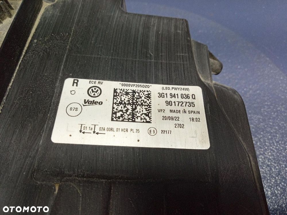 VW PASSAT B8 LIFT REFLEKTOR PRAWY PRZÓD LAMPA PRZEDNIA EU 3G1941036Q - 5