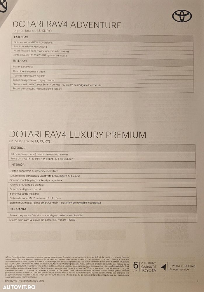 Toyota RAV4 2.5 VVT-iE 4x4 Luxury Premium - 32
