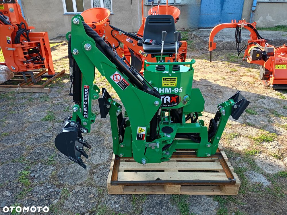 Koparka do ciągnika BHM95 z własną pompą hydrauliczną Mikrus Troll TRX Raty Transport - 3