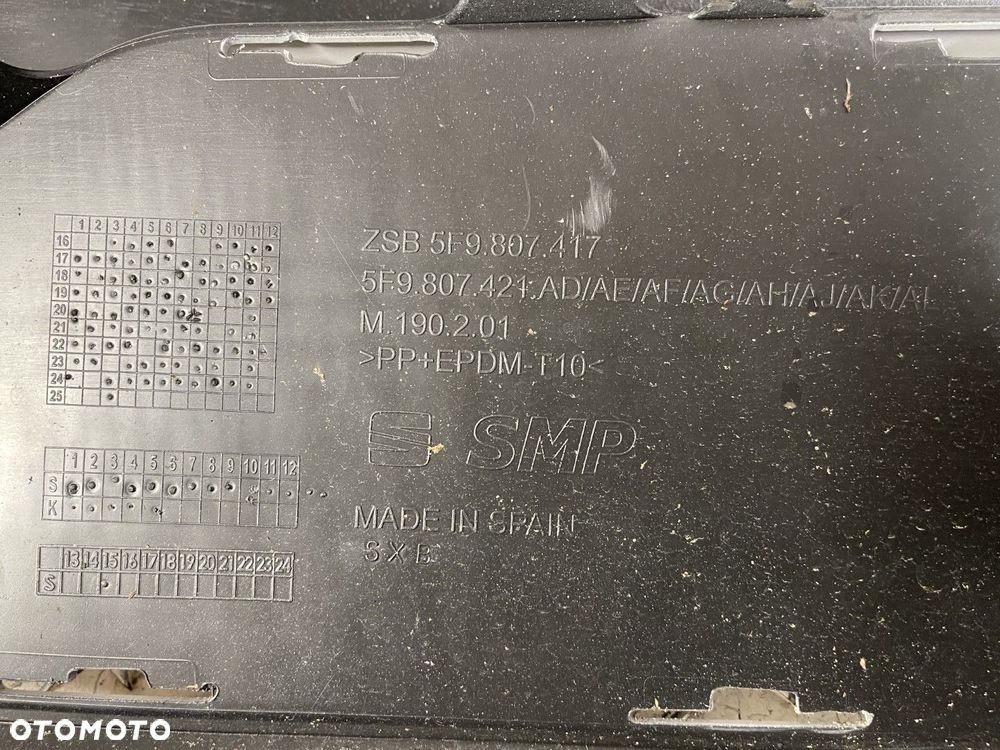 NOWY ORYGINALNY ZDERZAK TYLNY TYŁ SEAT LEON III 3 LIFT KOMBI 16-20 5F9807421AD - 8