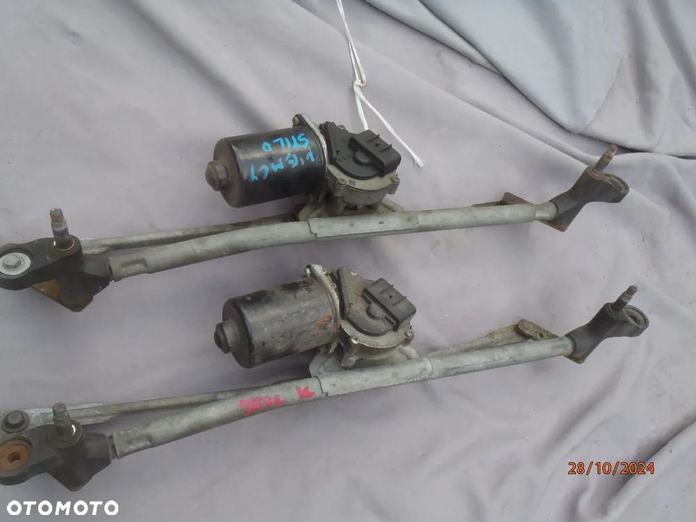 mechanizm ramiona cięgna cięgno trzpień frez wycieraczek silniczek fiat stilo doblo I lift multipla przekażnik  ORYGINAL JAK NOWY - 7