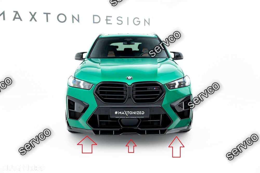 Prelungire bara fata Bmw X5 M F95 Facelift 2023- v6 - Maxton Carbon - 8