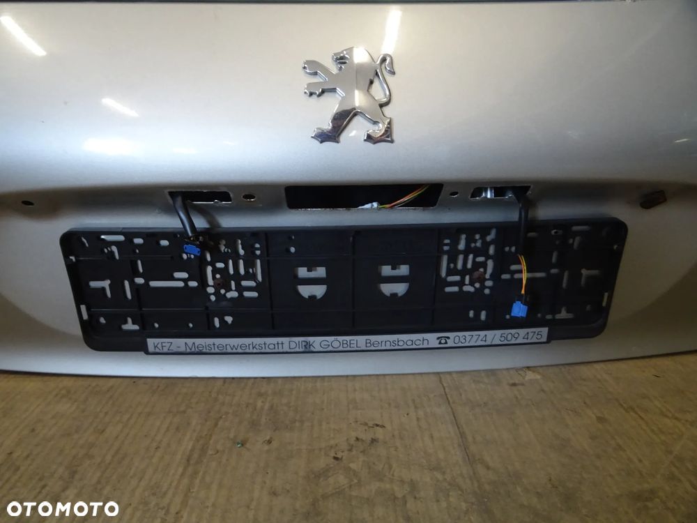 KLAPA TYŁ TYLNA SZYBA POKRYWA BAGAŻNIKA PEUGEOT 206 LAK: ETSC NR244 - 9