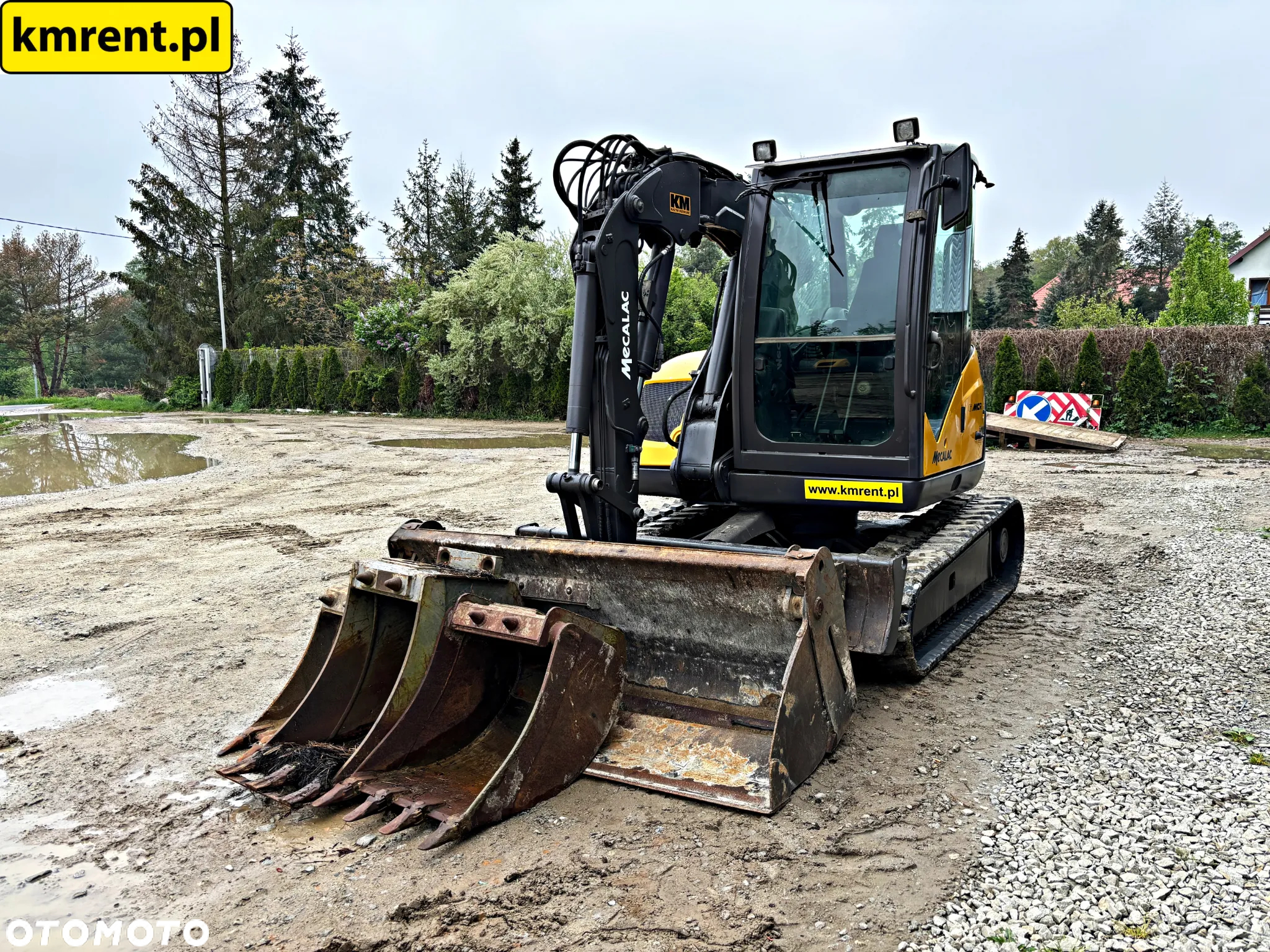 Mecalac 6 MCR MINI-KOPARKA 2014R. | JCB 8035 VOLVO ECR 48 25 CAT 308 KUBOTA KV - 10