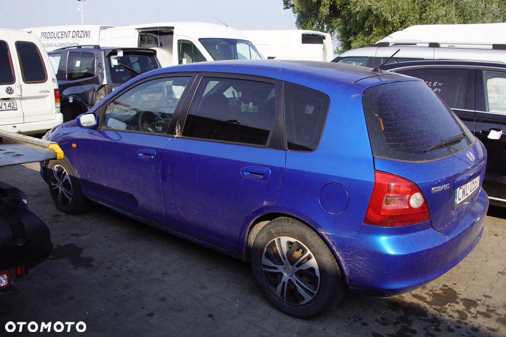 Auto na części - Honda Civic VII 1.7 CTDI 100 KM 4EE2 61MD4 B520P 2002R Silnik Skrzynia Drzwi Maska Błotnik Zderzak Klapa Lampa Lusterko Klamka Szyba Deska Kokpit Sterownik Moduł Czujnik Licznik Panel Kierownica - 6