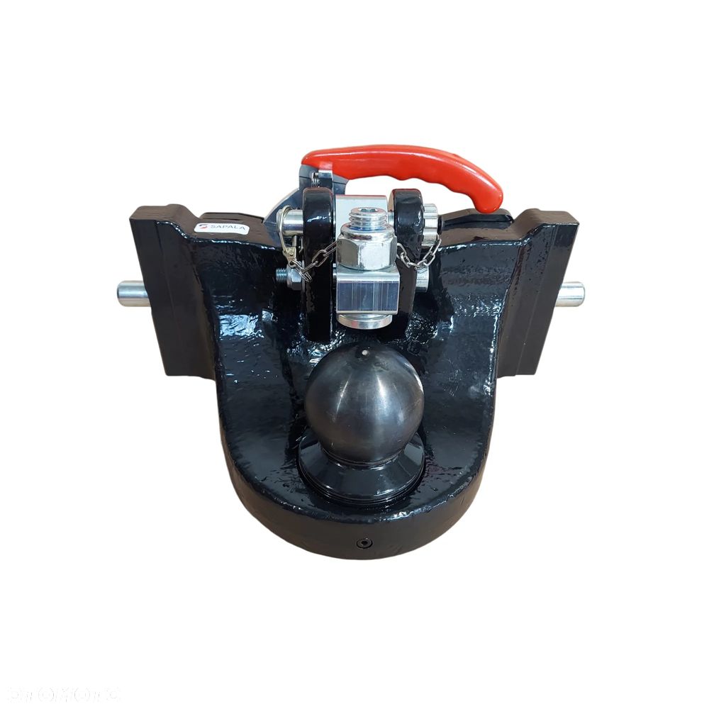 Zaczep kulowy zintegrowany SAPALA ZKZ 330-32-25 Czarny - 3