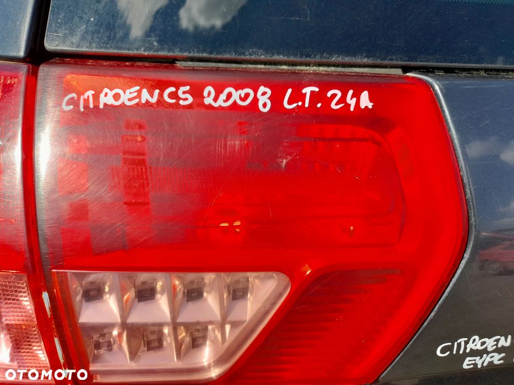 CITROEN C5 III X7 LAMPA LEWY TYŁ LEWA TYLNA KLAPA Z KLAPY W KLAPĘ - 3