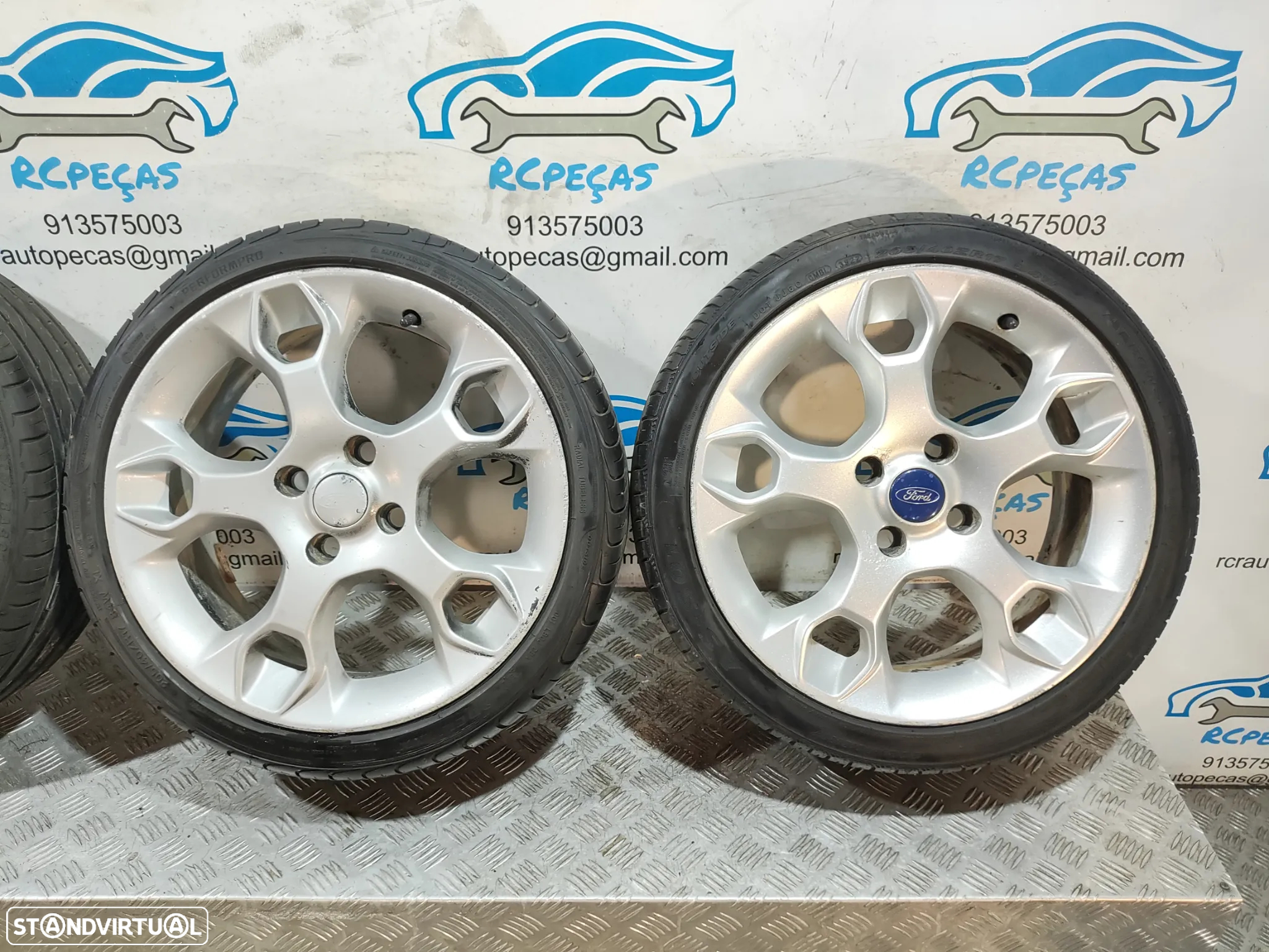 Conjunto Jantes 17 Originais Ford Fiesta Mk7 VII 7 J ET47,5 4x108 - 4