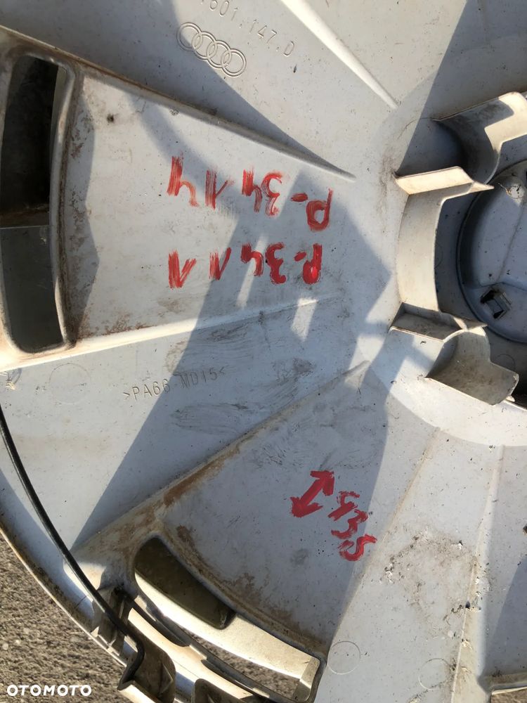 Kołpaki Oryginalne R16 Audi A3 8V0601147D Komplet- Gwarancja Wysyłka - 2