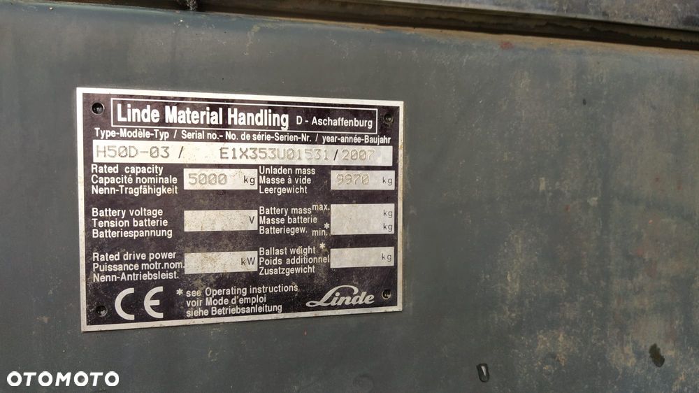 Linde H50D H50-D H50D-3 - 3