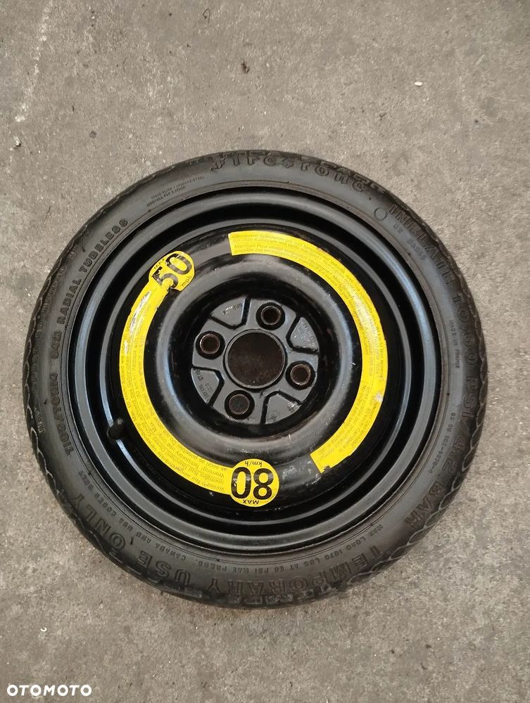 Koło dojazdowe VW Golf Polo Seat Ibiza Skoda Fabia na 4x100 - 1