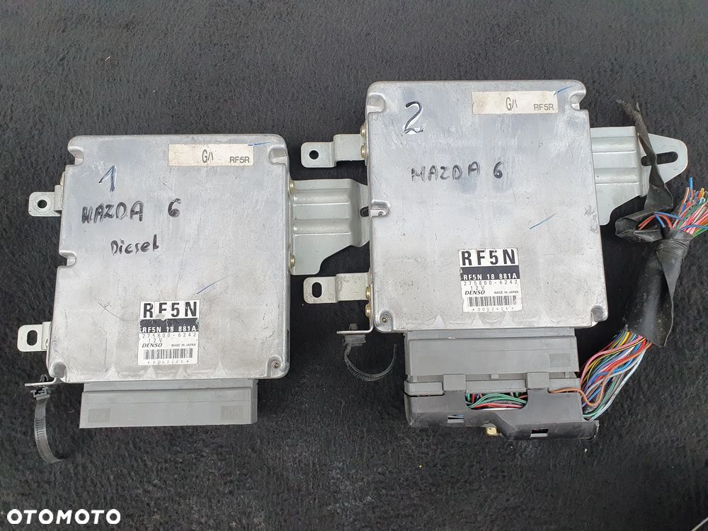 MAZDA 6 I 2.0D ECU STEROWNIK SILNIKA KOMPUTER RF5N18881A 275800-6242 POSIADAM 2SZT - 1