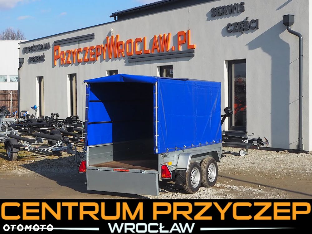 Rydwan EURO C750 / 2 OSIE / BAGAŻOWA / TOWAROWA / Z PLANDEKĄ / BEZ PLANDEKI / DMC: 750 KG - 12