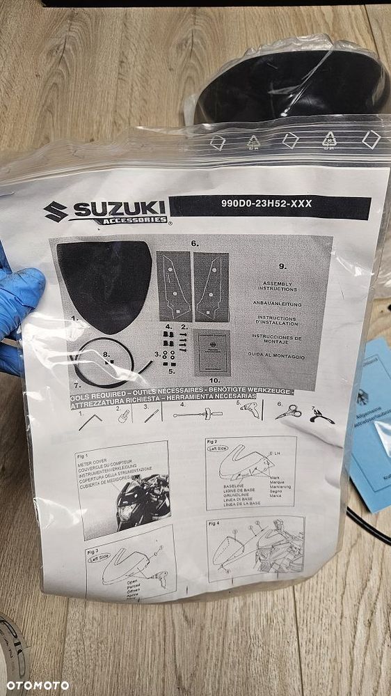 Oryginalna owiewka licznika Suzuki GSX 650F / 1250FA  990D0-23H52-SBL - 5