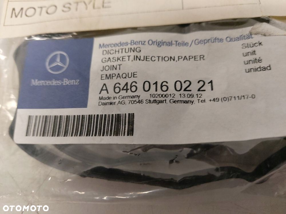 MERCEDES SPRINTER W901 VITO W639 USZCZELKA ODMY A6460160221 - 3