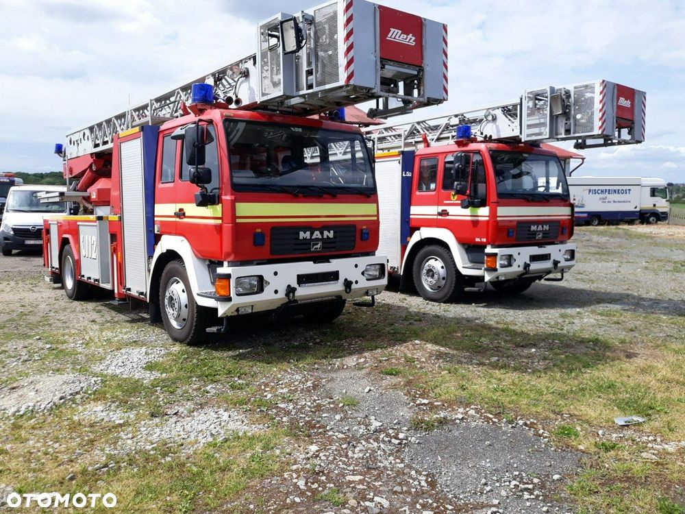 MAN Man 15,280 Straż pożarna drabina Strażacka zwyżka podnośnik Metz M2005 - 34