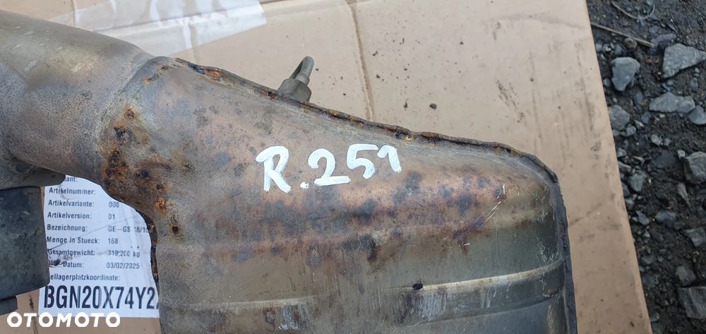 Filtr cząstek stałych DPF katalizator Mercedes R-Klasa W251 3.0 CDI A1644908136 - 8
