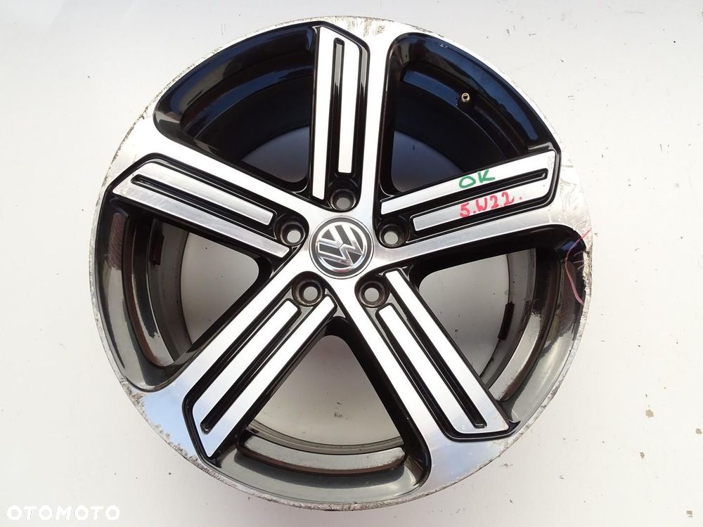 ALUFELGA FELGA 18 5x112 7,5" ET 49 5G0601025DQ VW GOLF VI VII R GTI GTD - 7