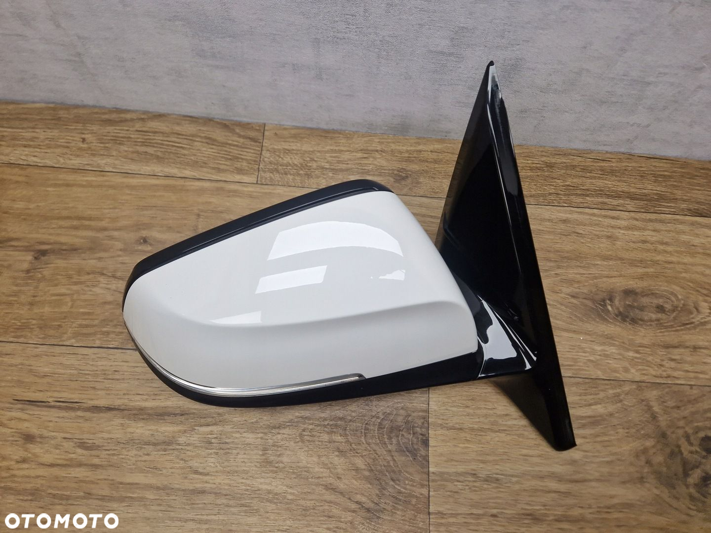 BMW 4 F32 F33 F36 LUSTERKO PRAWE M-PAKIET 5 PIN UK BIAŁE A300 ALPIN WEISS - 2