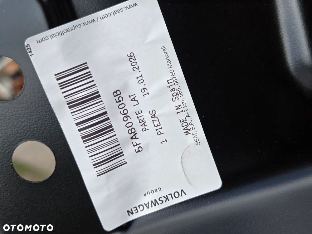 Próg Słupek A B lewy Seat Cupra León IV KL Hatchback 5FA809605B Rama Poszycie Lewe Słupek A B Seat Cupra Leon IV 4 KL Hatchback - 7