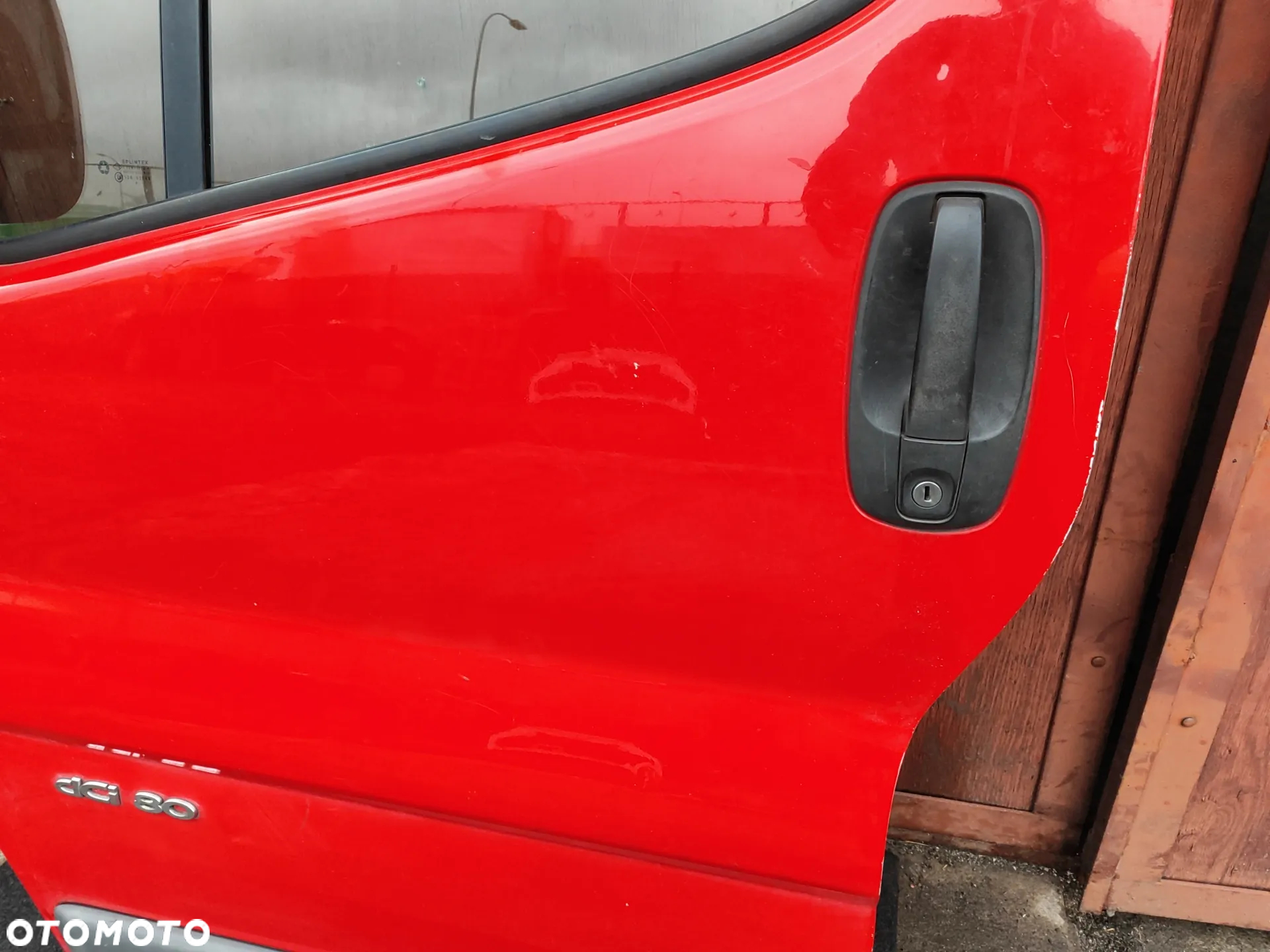 Trafic II Vivaro A Primastar 01- drzwi przód lewe kompletne z foto CZERWONE  lusterko GRATIS ! - 3