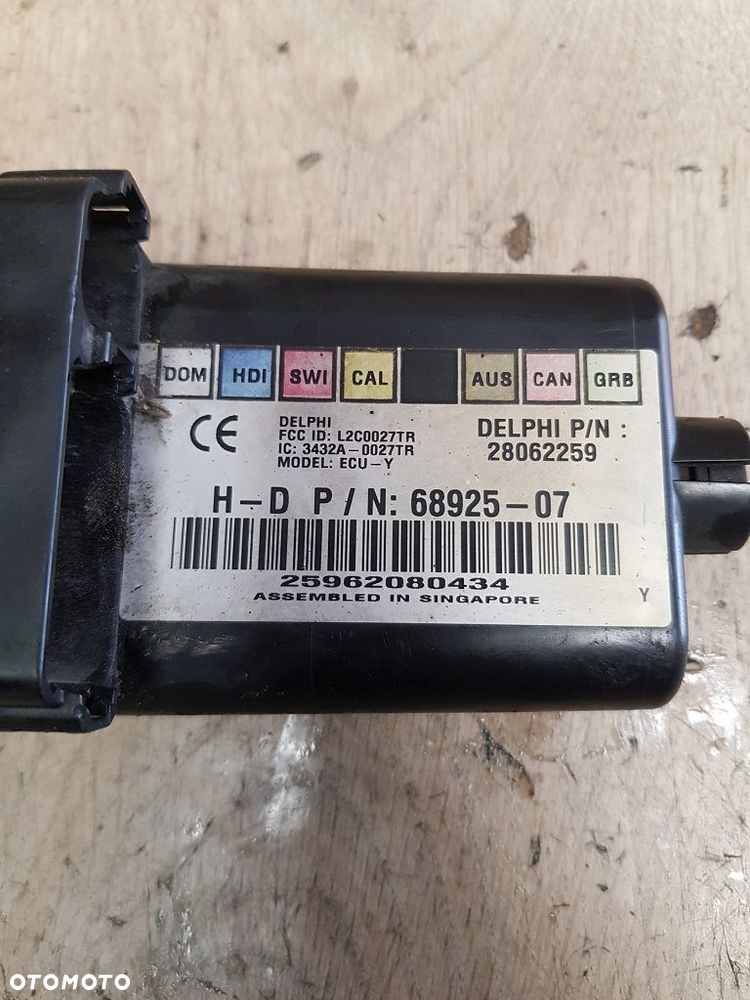 Moduł alarmu kierunkowskazów TSM FOB Harley Davidson 68925-07 - 3