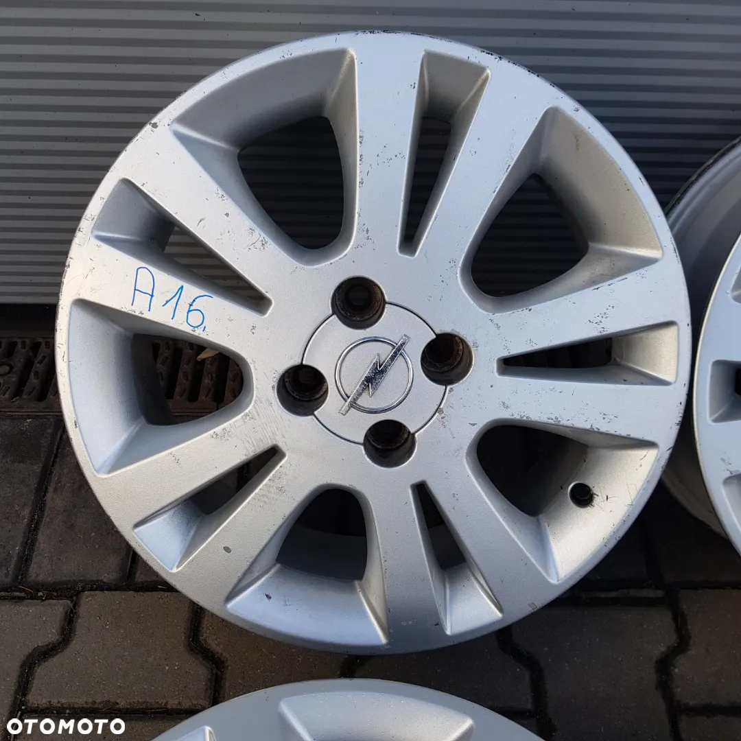 4x 6x16 ET49 4x100 Komplet felg aluminiowych Chevrolet, Opel - 5