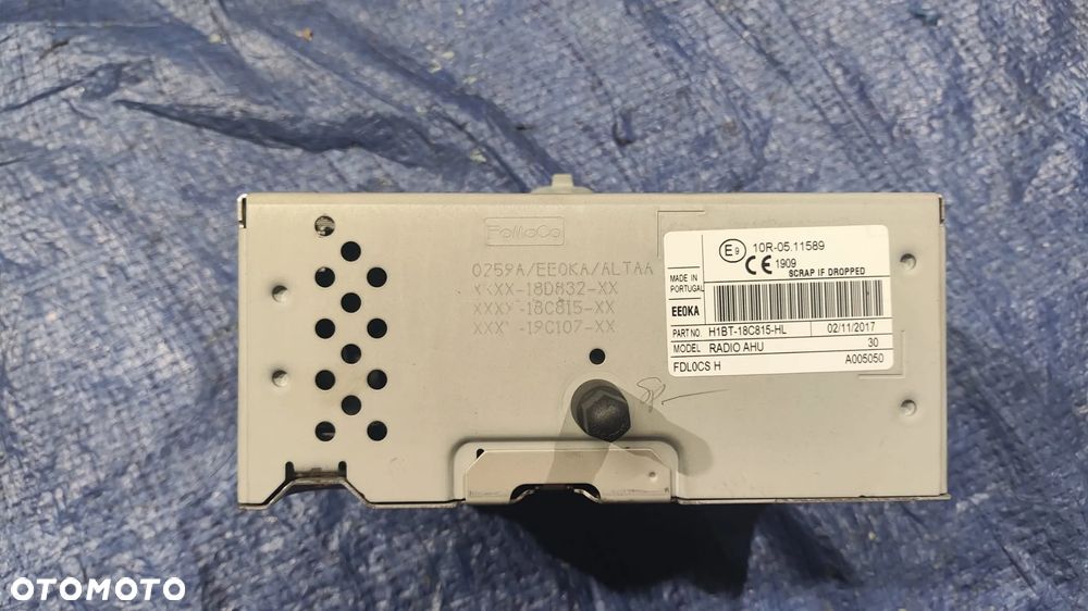 RADIO NAWIGACJA WYŚWIETLACZ EKRAN KOMPLET ZESTAW H1BT-18B955-GD H1BT-18C815-HL FORD FIESTA MK8 - 5