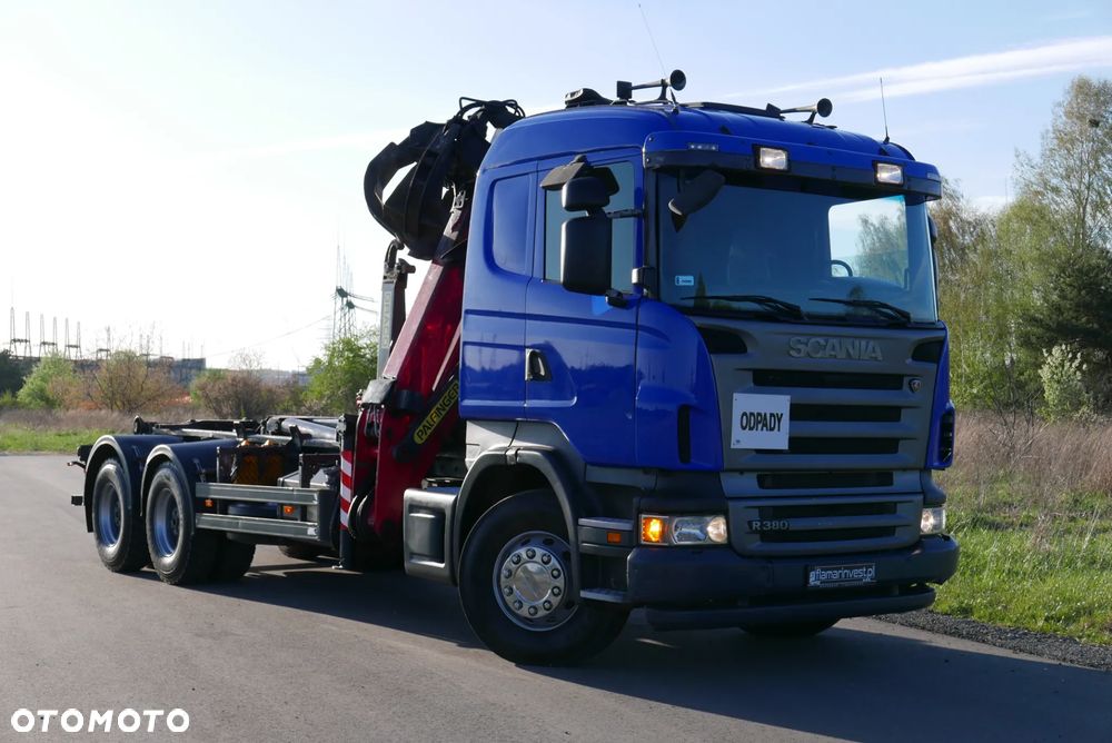 Scania SCANIA R380 6X4 HAKOWIEC Z HDS PALFINGER - 9