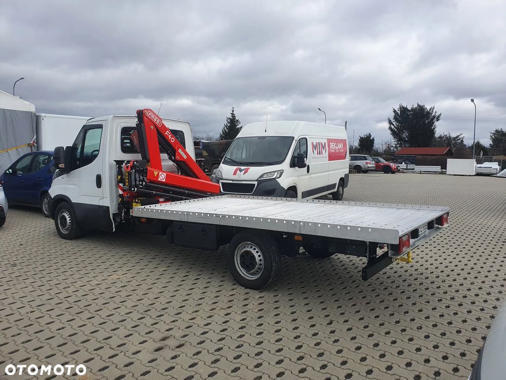 Iveco 50c-35c żuraw, HDS, zestaw do montażu szkła, okien, kamienia, płyt - 11