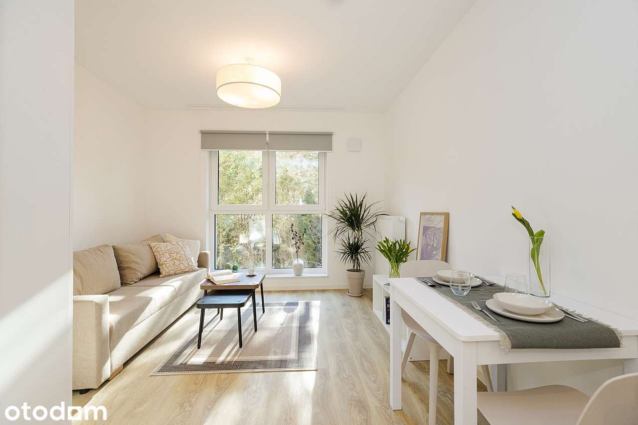 Studio z OGRÓDKIEM - 21 m²,komfortowe, nowoczesne, pet friendly