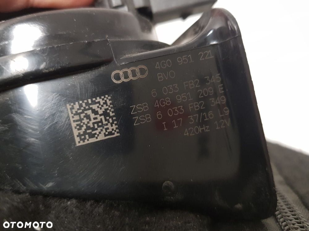 KLAKSON + MOCOWANIE UCHWYT SYGNAŁ DZWIĘKOWY AUDI A6 C7 11-17 4G 4G0 - 6