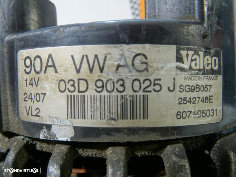 Alternador Seat Ibiza Iv (6J5, 6P1)  03D903025j / 03D 903 025 J / Sg9b - 6